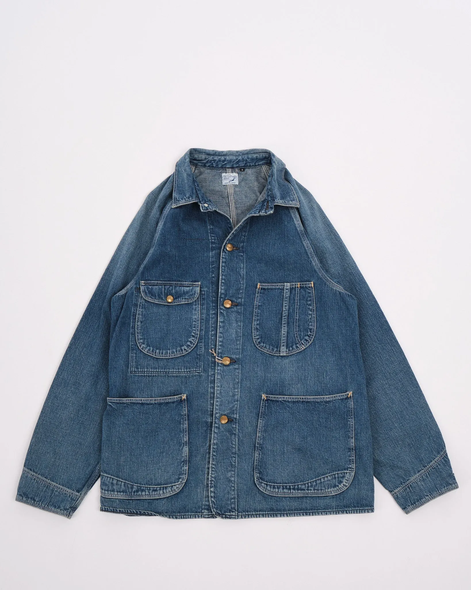 1950'S COVERALL DENIM USED WASH