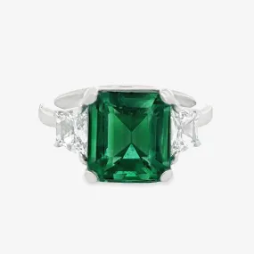 5.32CT Emerald & Diamond Ring