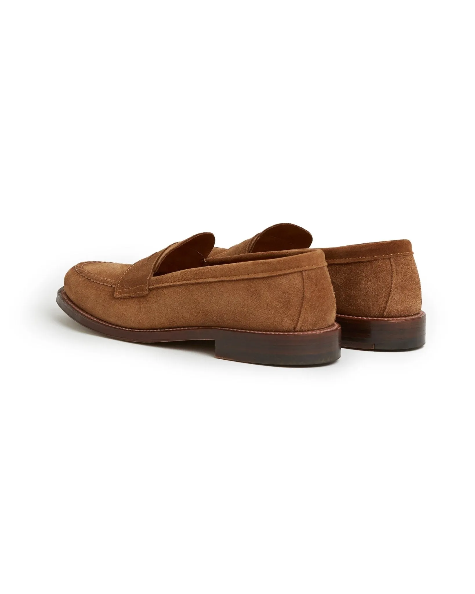 Alden Unlined Suede Penny Loafer: Snuff 6243F