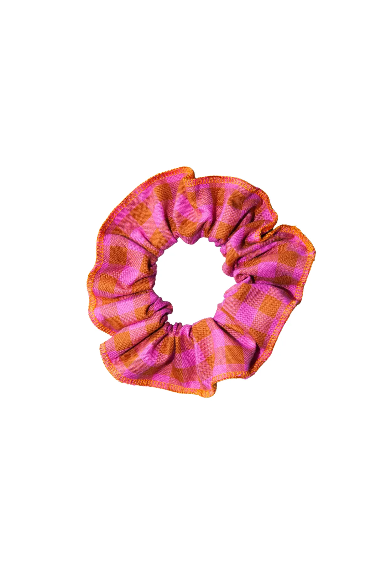 ANTHURIUM GINGHAM CONTRAST SCRUNCHIE