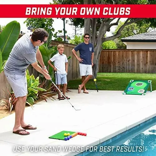 Backyard Golf Cornhole Game Set - Golf Chipping Game ($79 Sale)