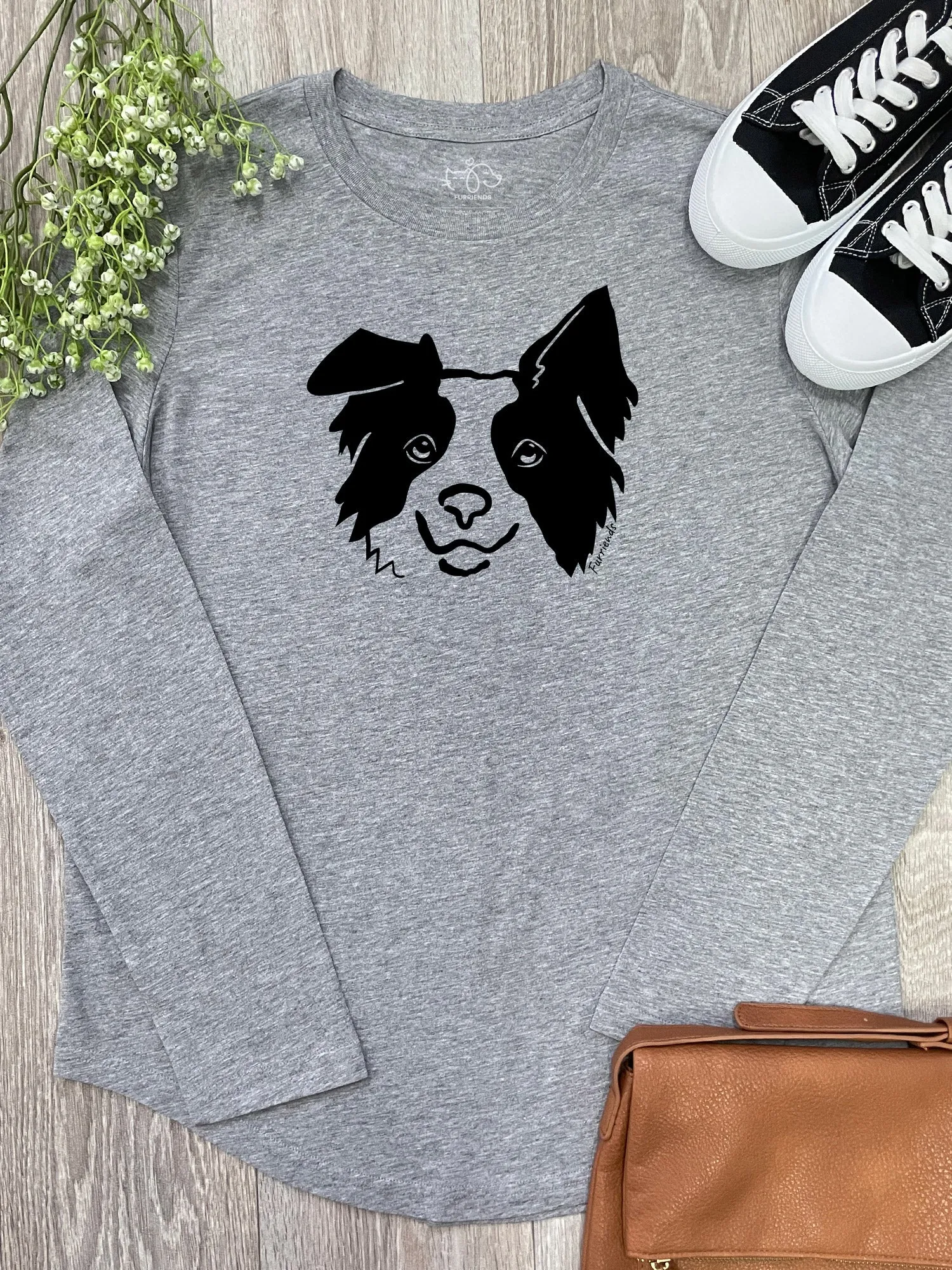 Border Collie Olivia Long Sleeve Tee