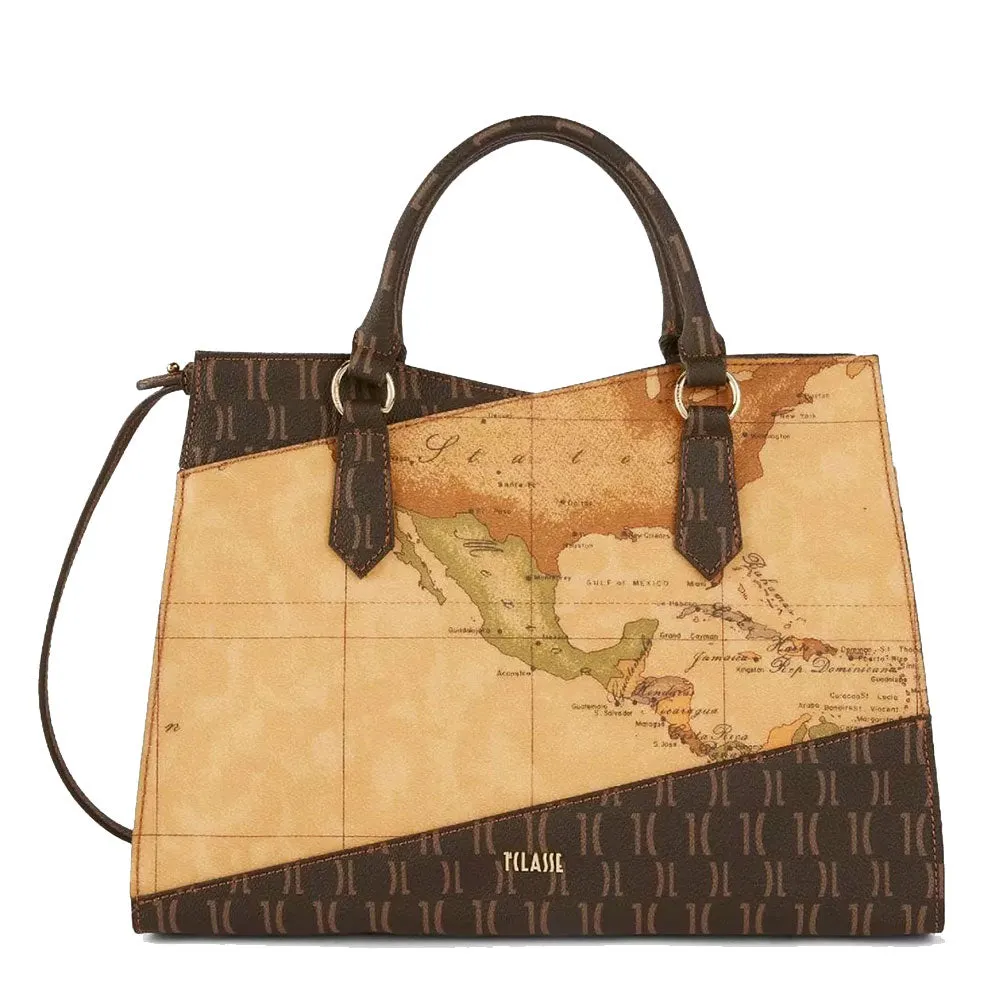 Borsa Donna a Mano 1A Classe Alviero Martini linea Enjoy Mix Geo stampa Geo Classic e Monogram GZ26