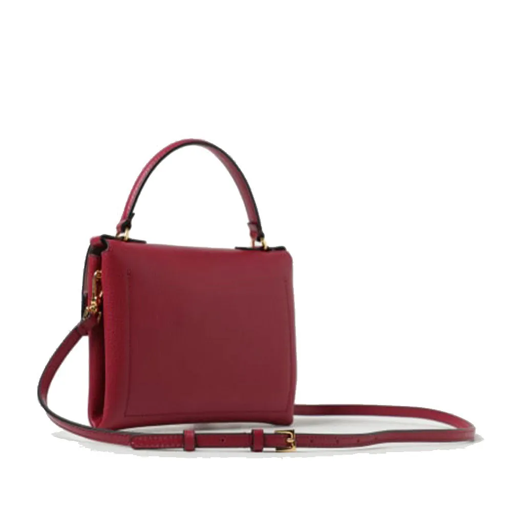 Borsa Donna a Mano con Tracolla COCCINELLE in Pelle Linea Arlettis Mini colore Garnet Red