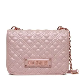 Borsa Donna a Spalla e Tracolla LOVE MOSCHINO linea Quilted Rose Gold Laminato