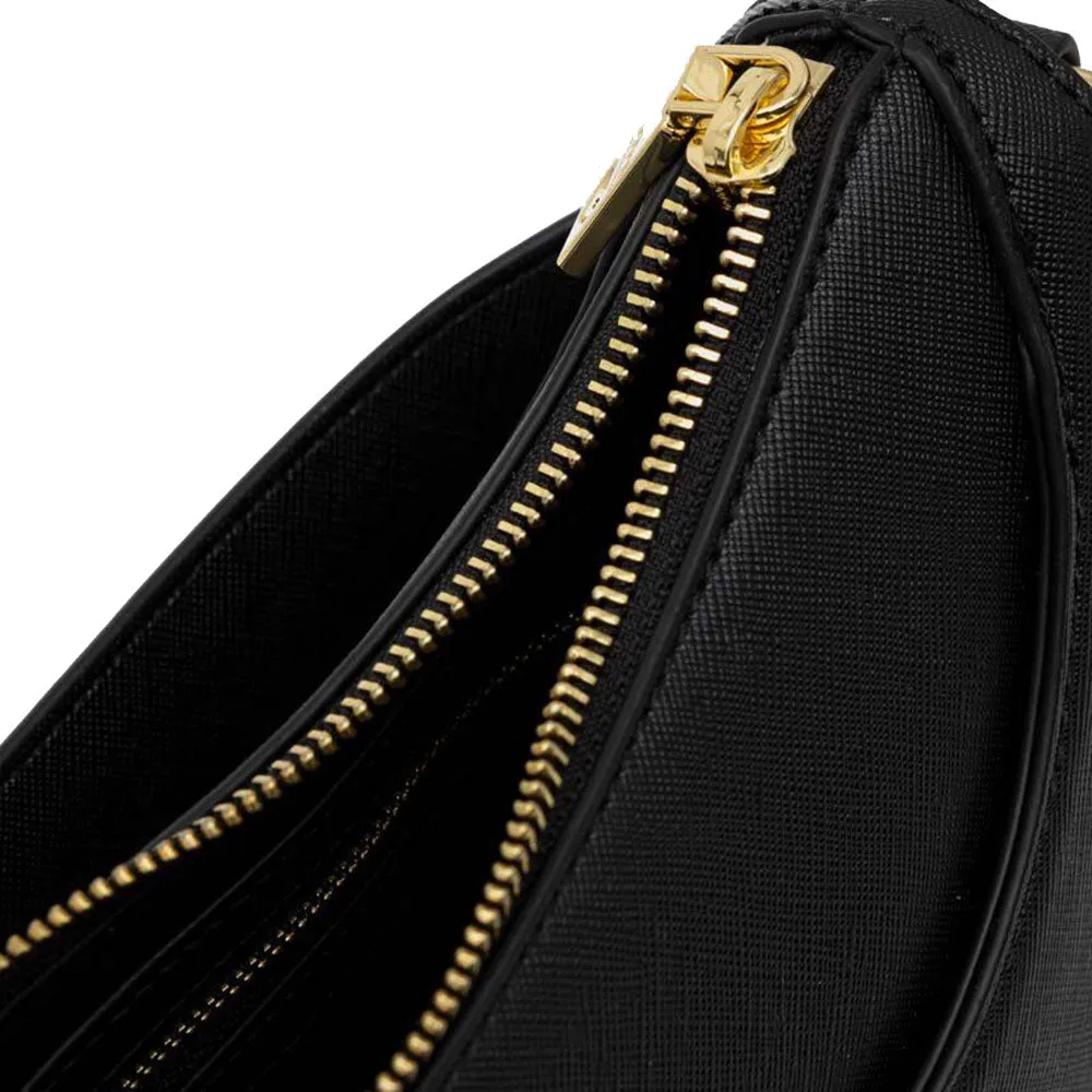 Borsa Donna a Spalla LOVE MOSCHINO stampa Saffiano Nera