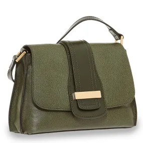 Borsa Donna a Tracolla THE BRIDGE linea Bice in Pelle Verde Tirolo