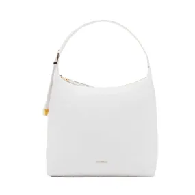 Borsa Donna Hobo a Spalla COCCINELLE in Pelle Linea Gleen colore Brillant White