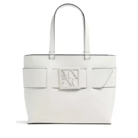 Borsa Donna Shopping a Spalla ARMANI EXCHANGE Colore Optical White