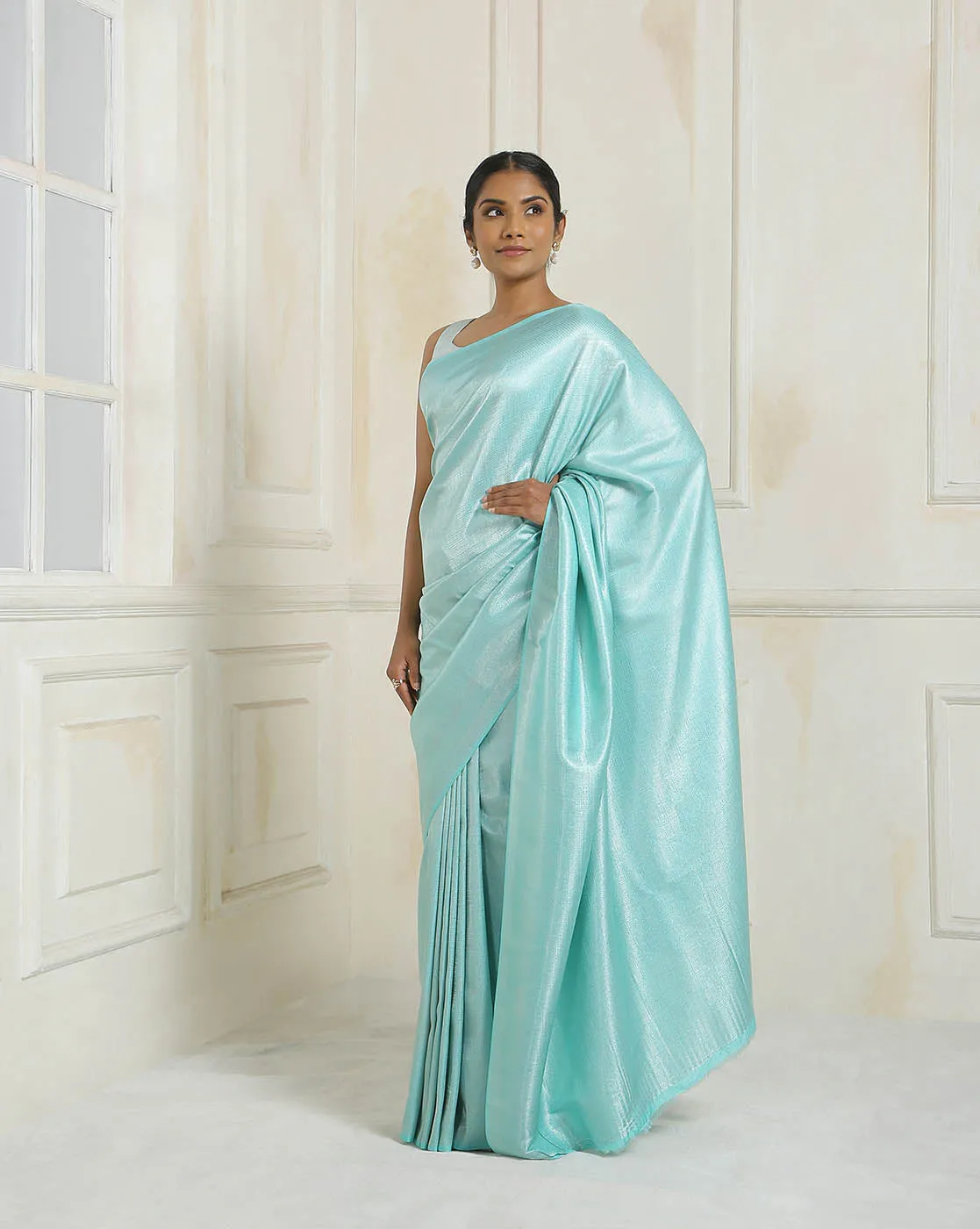 Brocade Zari Jaal Handloom Woven Saree