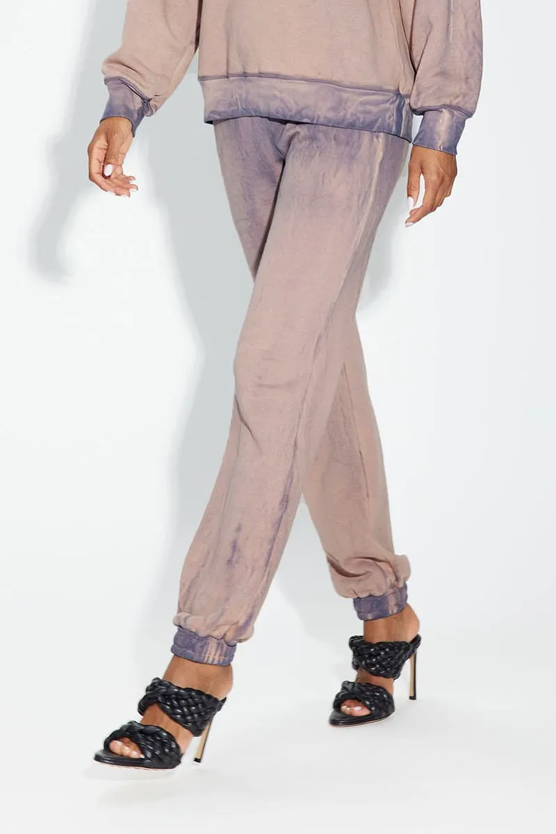 Brooklyn Sweatpants in Eggplant Mix