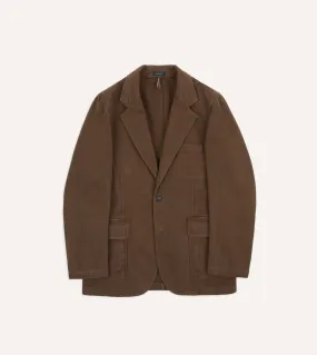 Brown Heavy Cotton Twill Games Blazer Mk. I