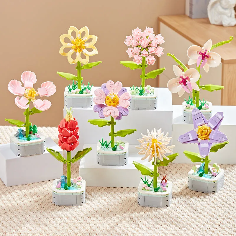 Building Block Diy Flower Planter - Kimi