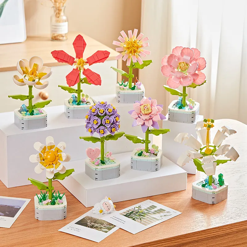 Building Block Diy Flower Planter - Kimi