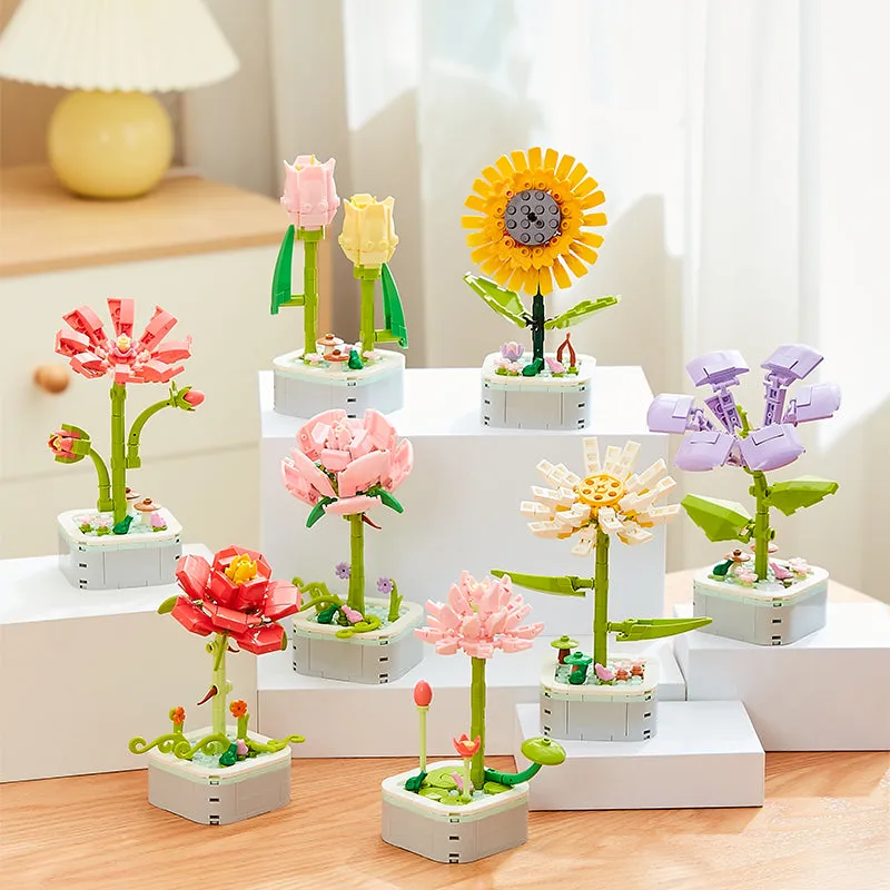 Building Block Diy Flower Planter - Kimi