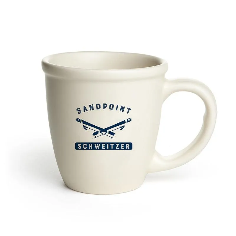 Ceramic White Morning Mug Printed with a Customizable TOWN SPORT COLLECTION Design