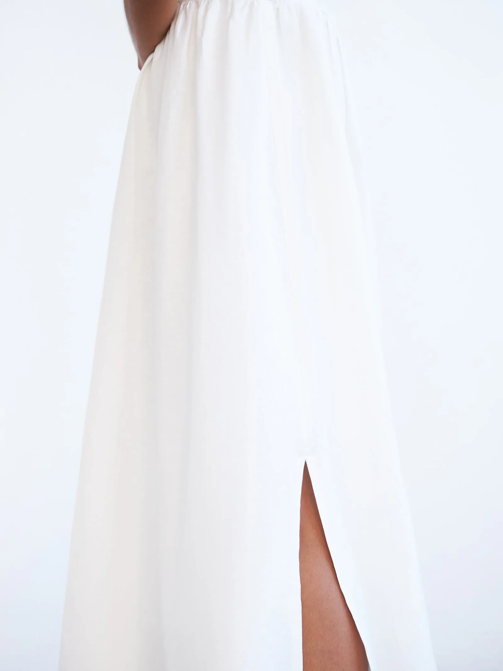 Charlotte Midi Dress In Off White