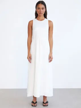 Charlotte Midi Dress In Off White