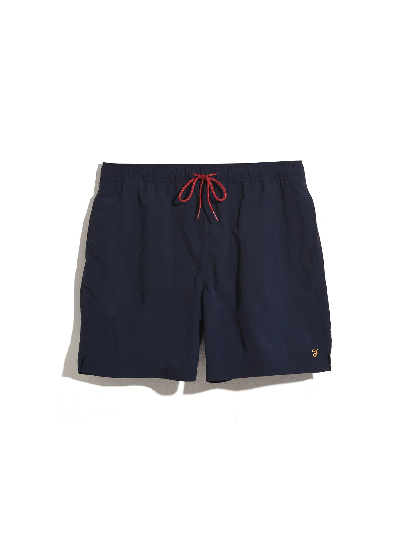 Colbert Regular Fit Plain Swim Shorts In True Navy