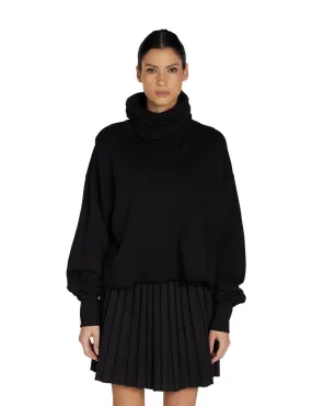 Corey Crop Cowl Neck