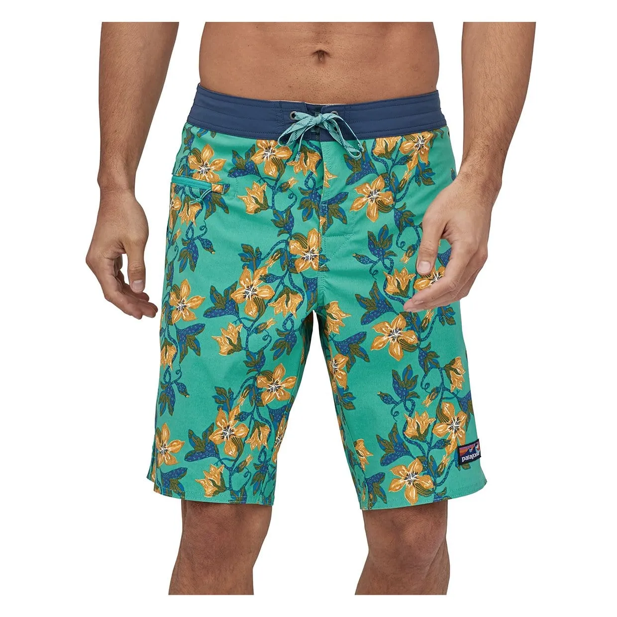 Costume Patagonia Stretch Wavefarer Boardshorts Verde