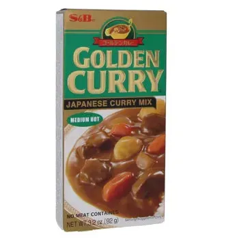 CURRY japonés pastillas medio 92 gramos