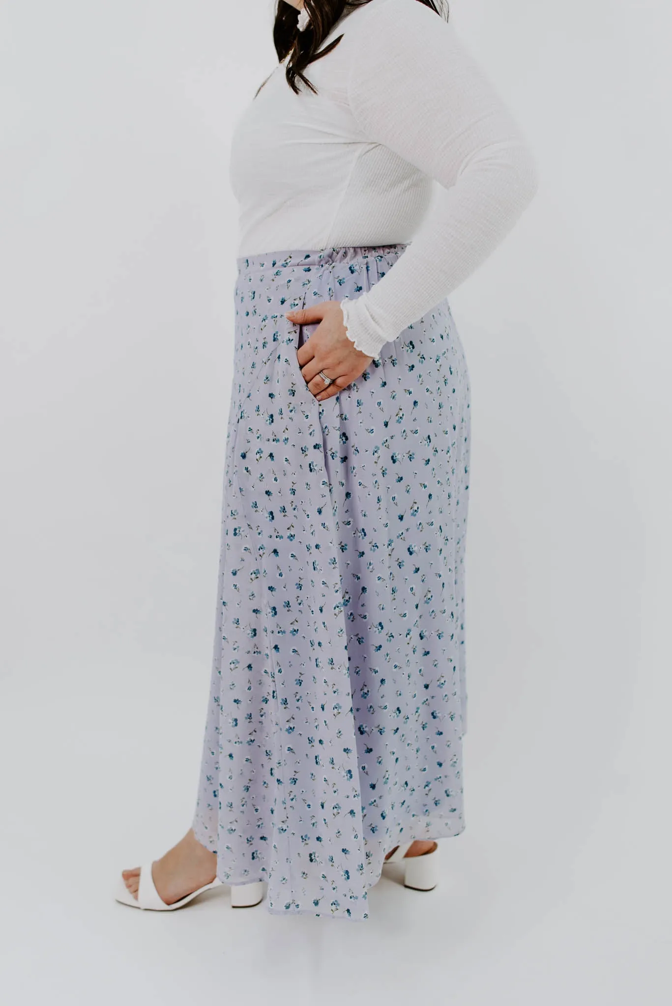 Dancing in the Flower Garden Midi Skirt