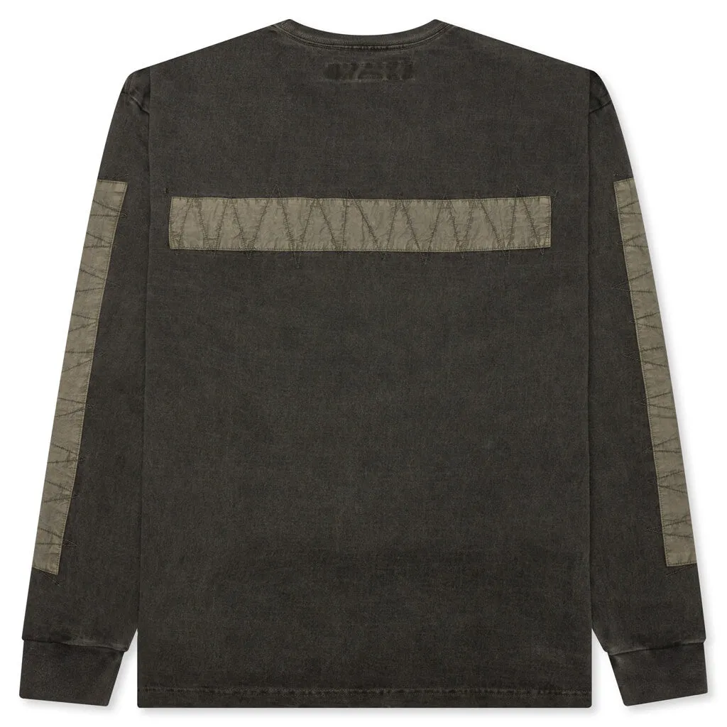 Design Pigment Dyed L/S Crewneck - Olive Drab