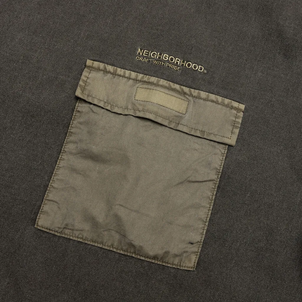 Design Pigment Dyed L/S Crewneck - Olive Drab