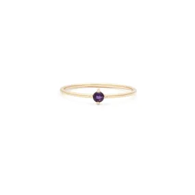 Element Ring | 14k Gold & Amethyst