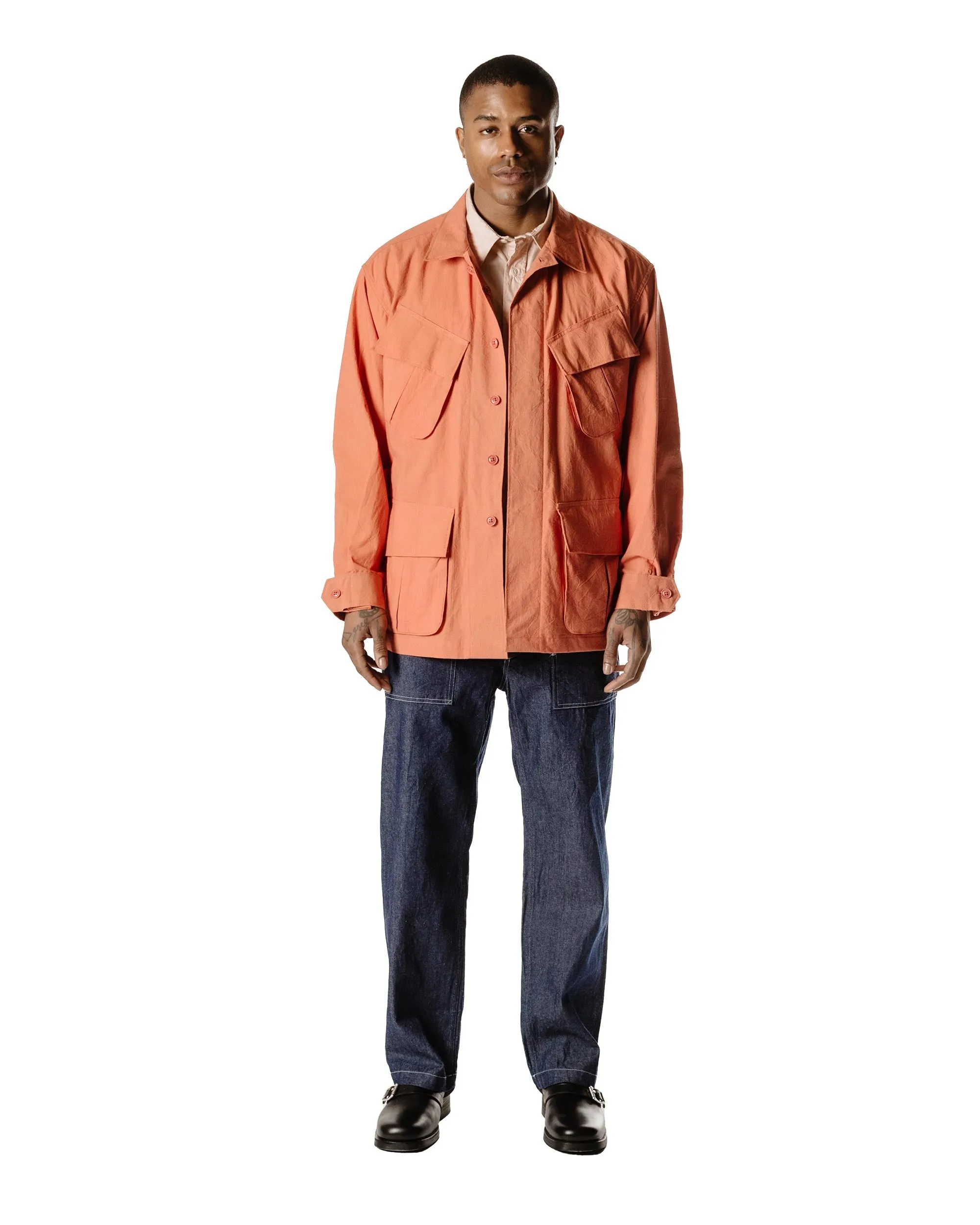 Engineered Garments Jungle Fatigue Jacket Rust Cotton Sheeting