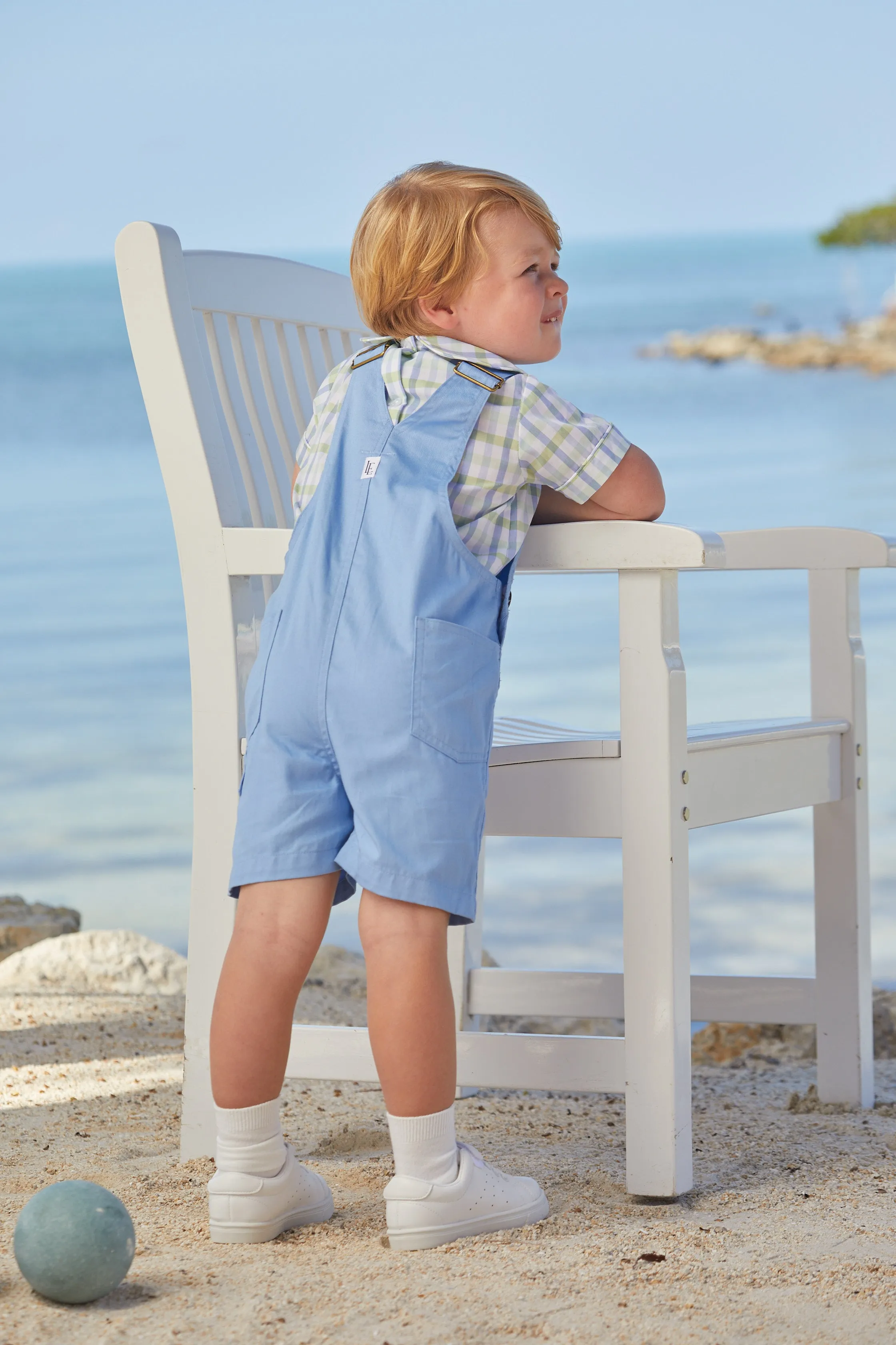 Essential Shortall - Light Blue Twill