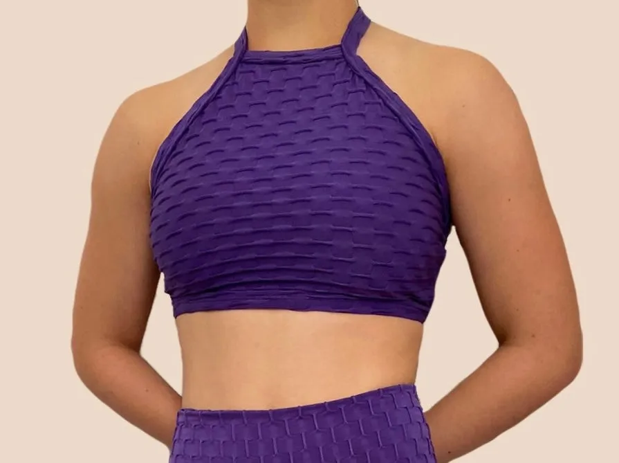 Gigi Honeycomb Crop Top