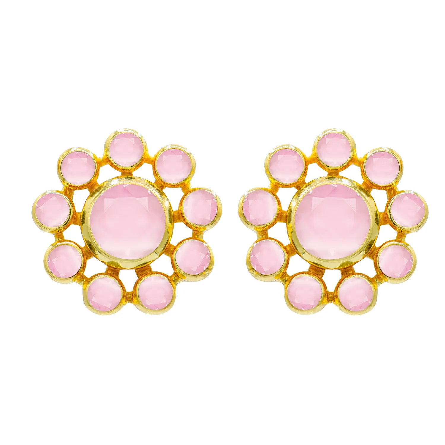 Giselle Stud Stone Earrings