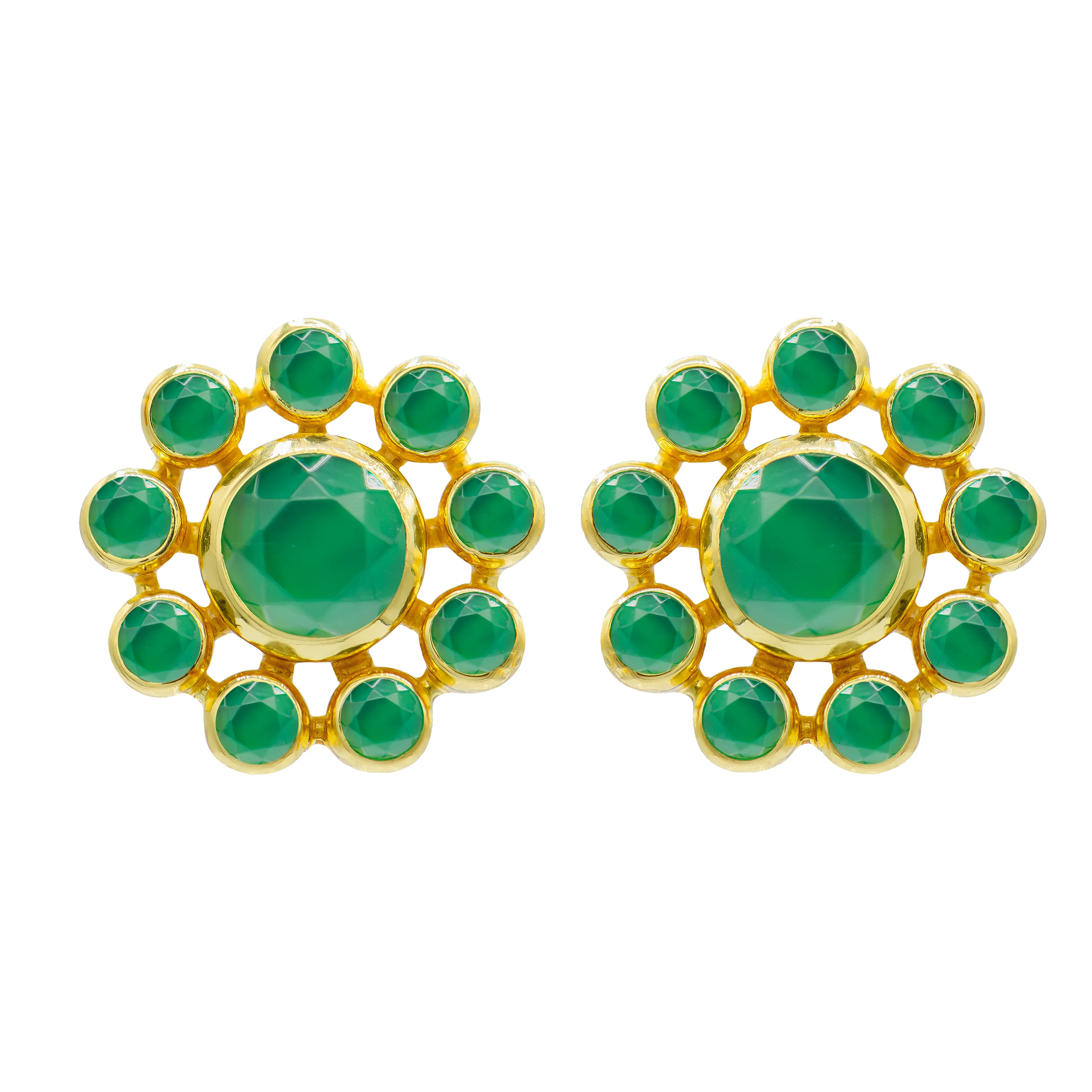 Giselle Stud Stone Earrings