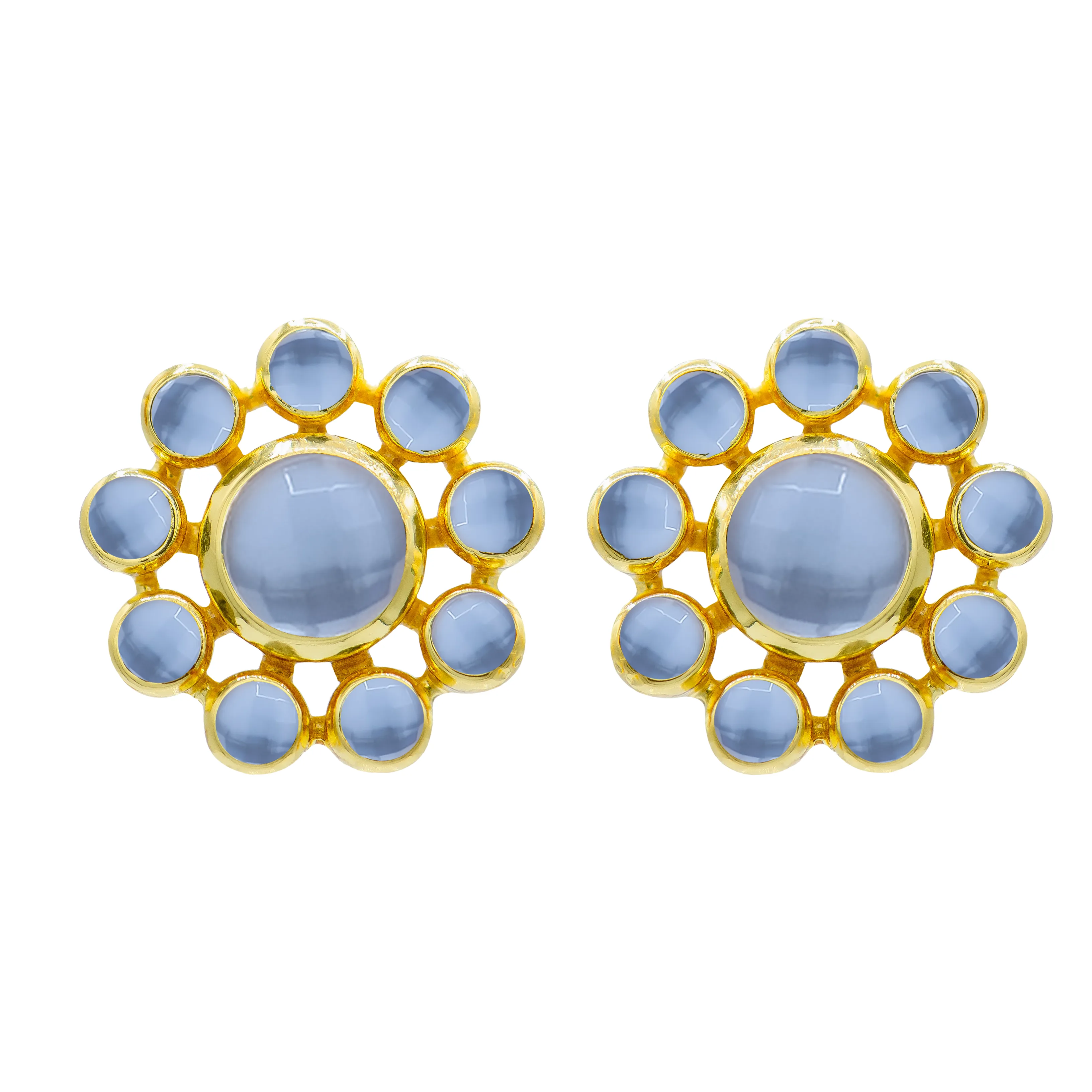 Giselle Stud Stone Earrings