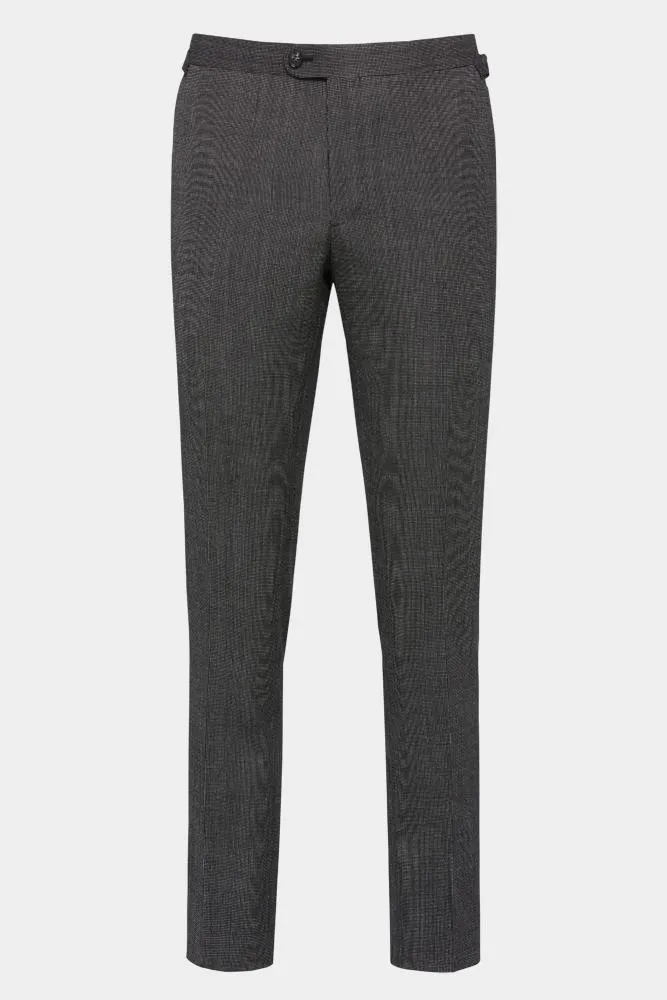 Greyson Suit - Black White Pin Dot