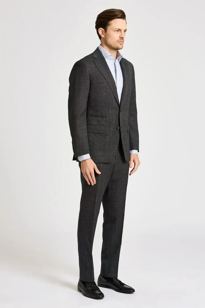 Greyson Suit - Black White Pin Dot