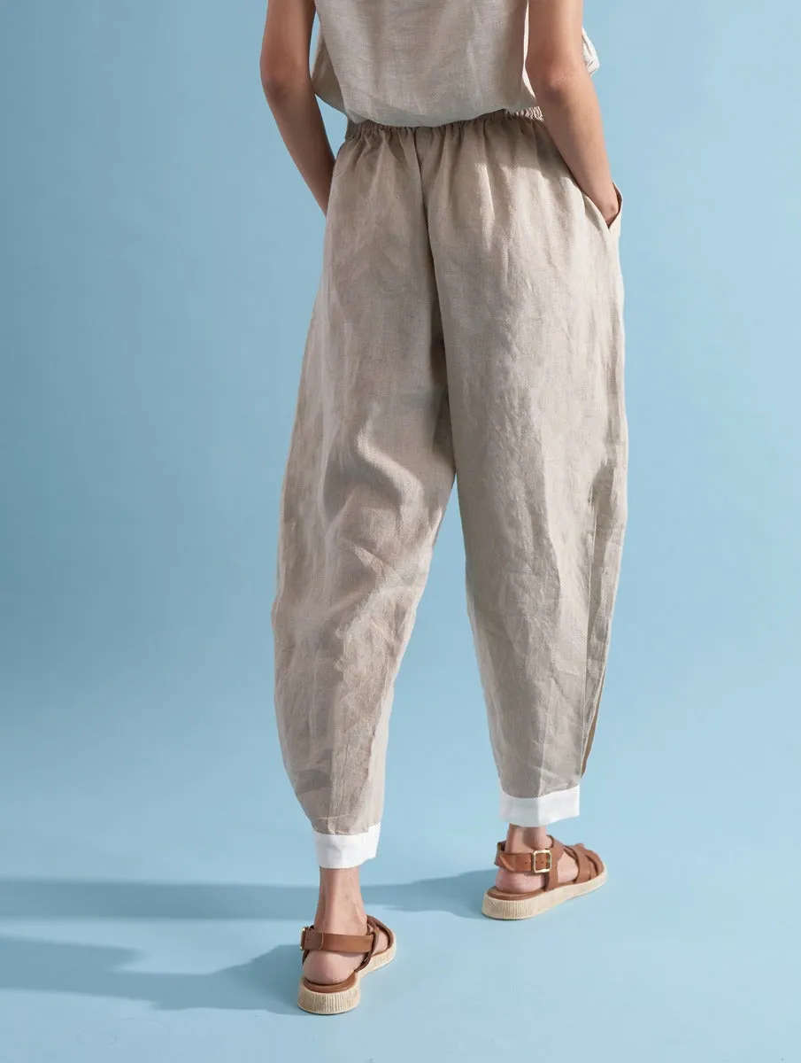 Hana Linen Pants - Dawn