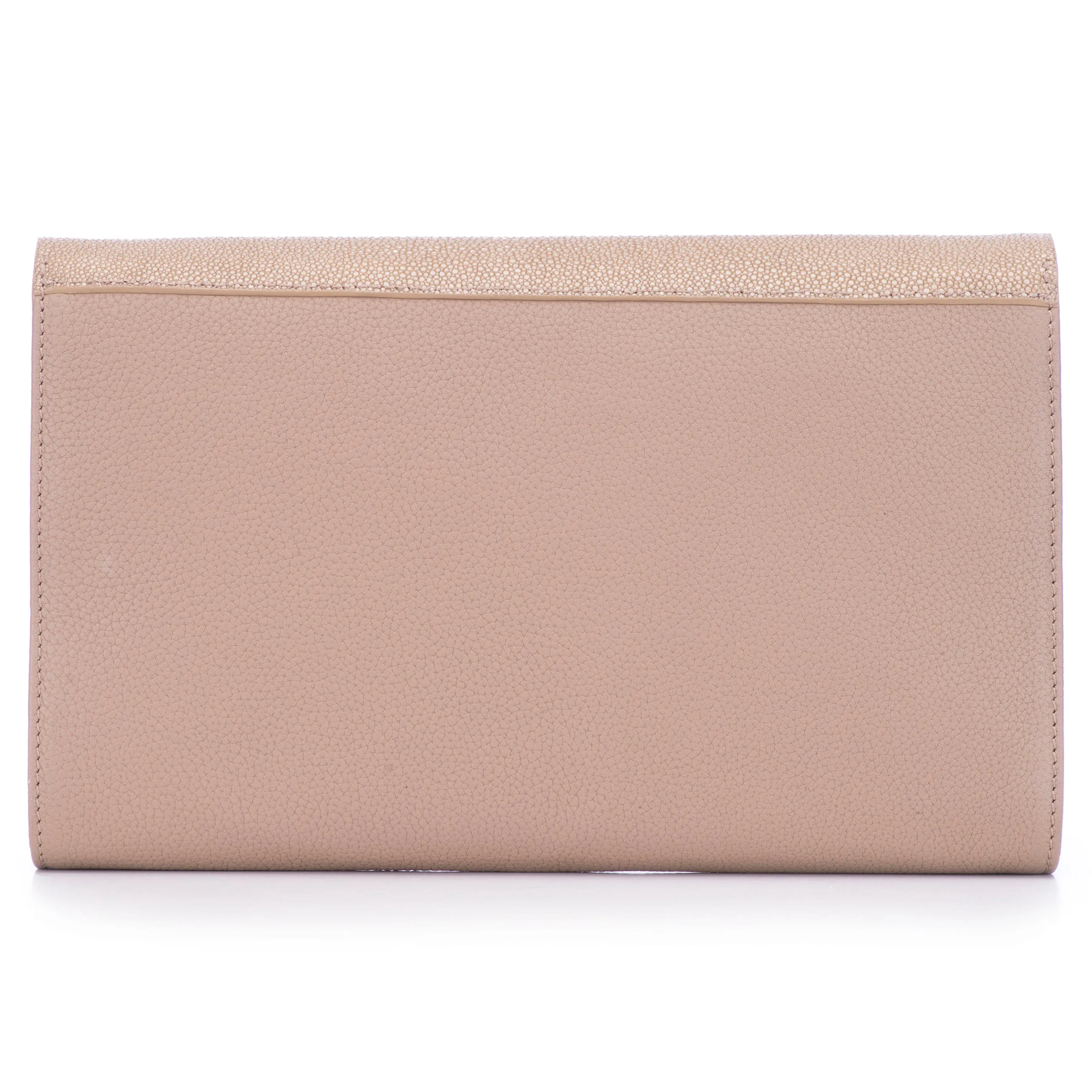 Holly Large Fold Top Clutch with Chain