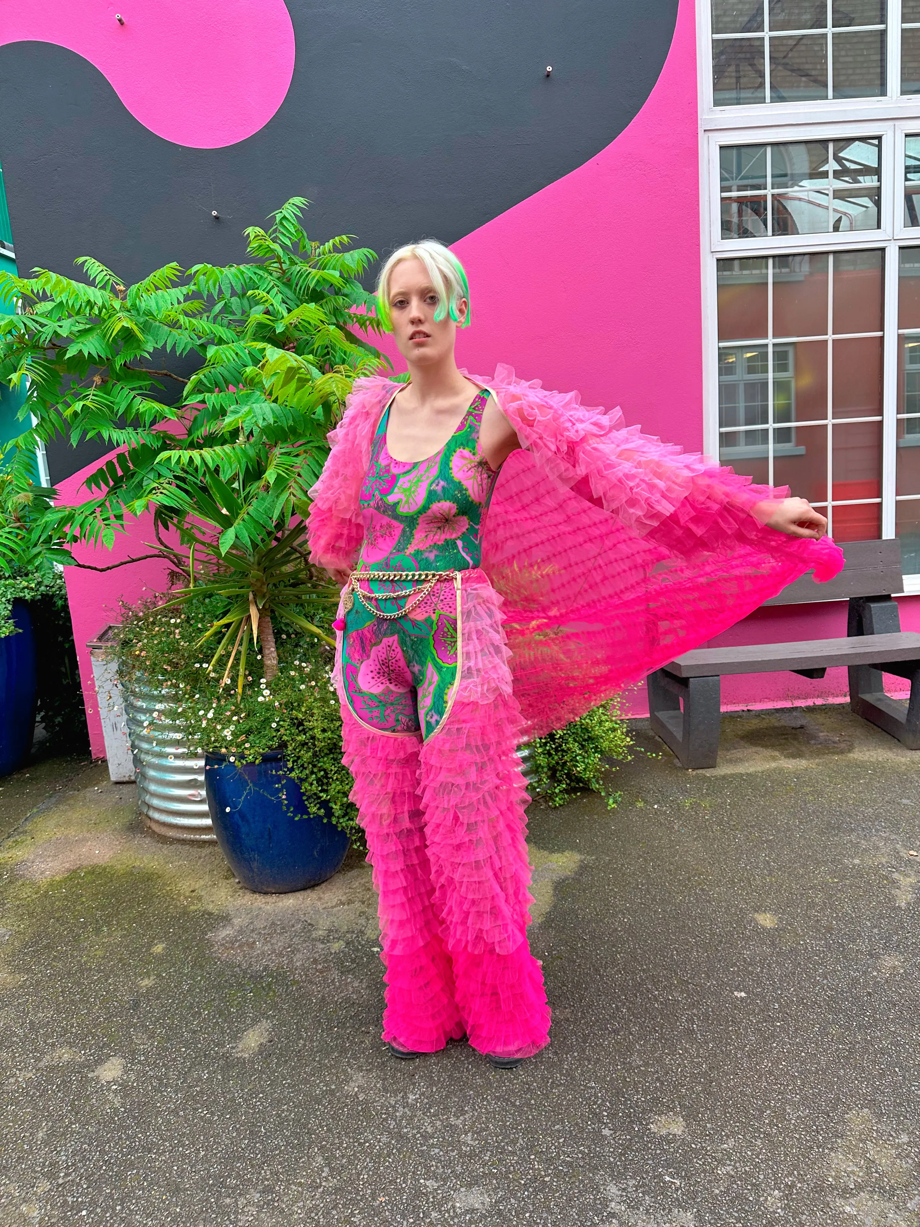 Hot Pink Layered Chaps