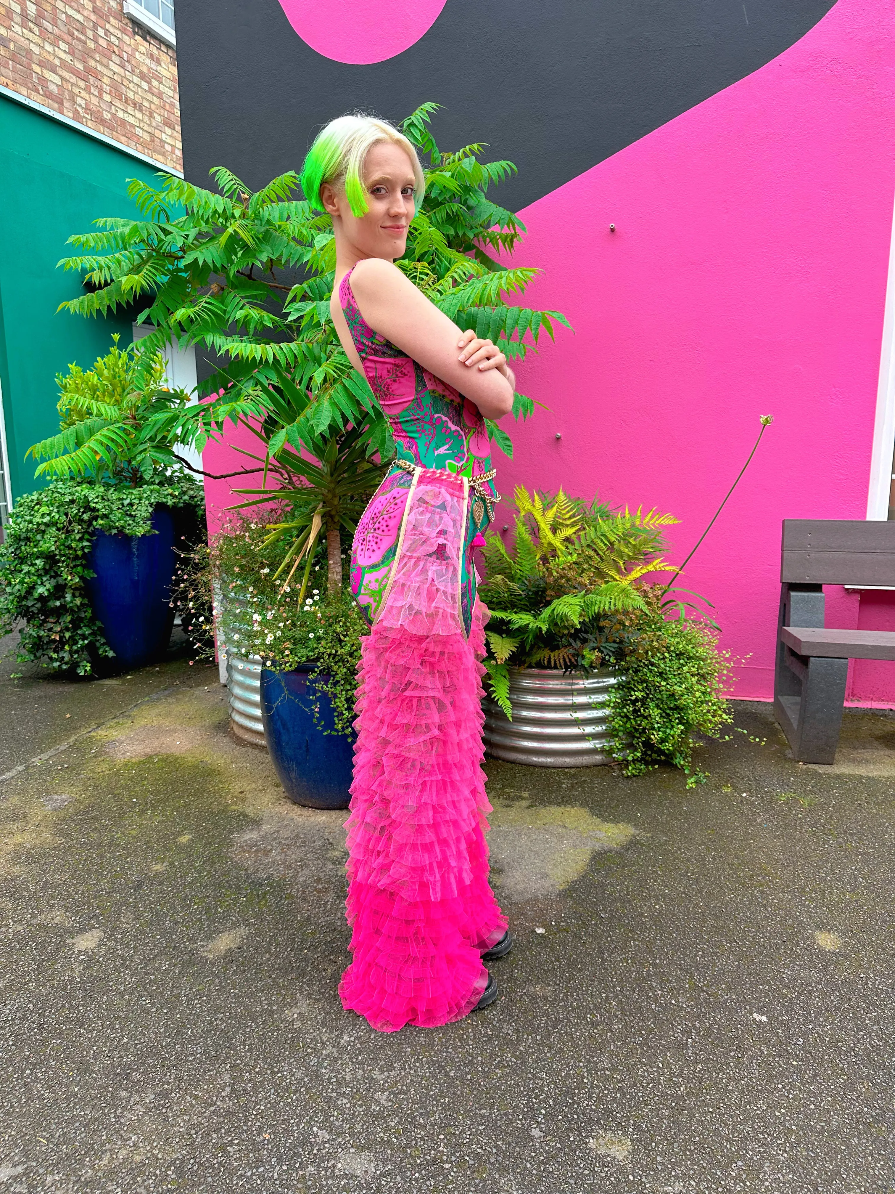 Hot Pink Layered Chaps