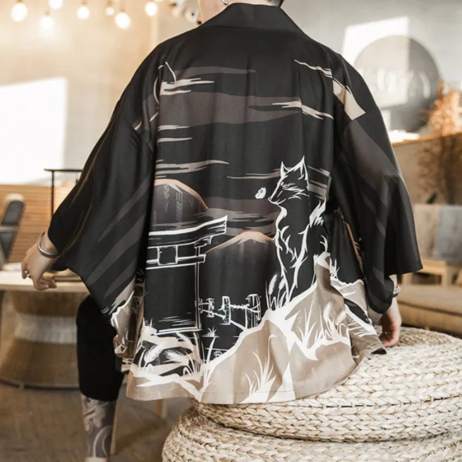 Inari shrine Kimono Shirt | Anime Kimono