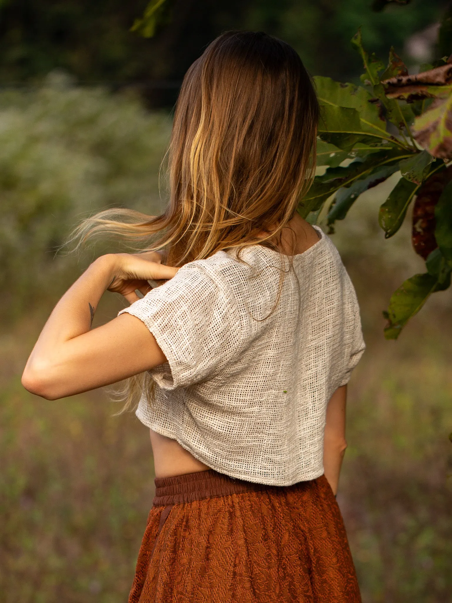 Indian  Crop top