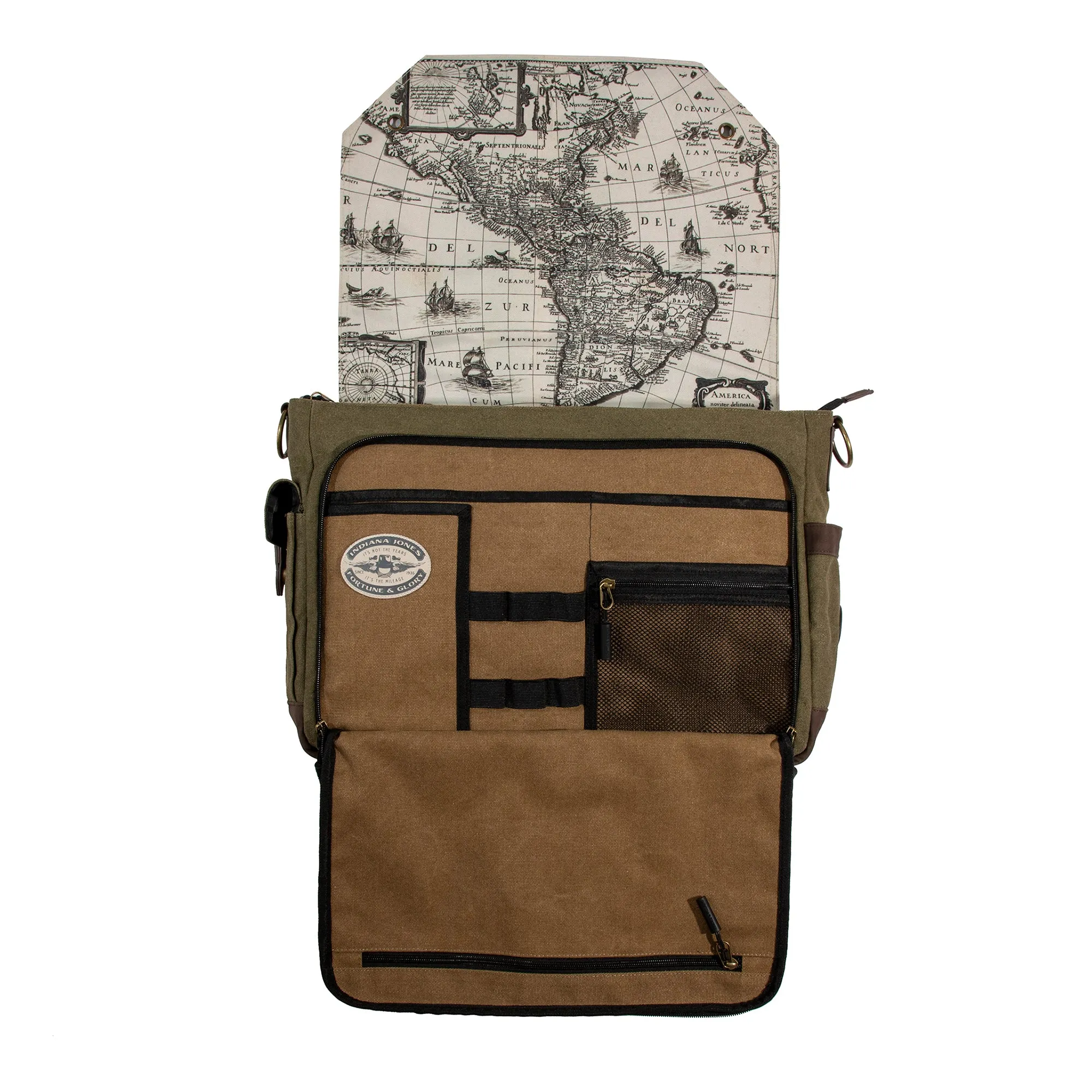 Indiana Jones Rugged Travel Messenger Bag