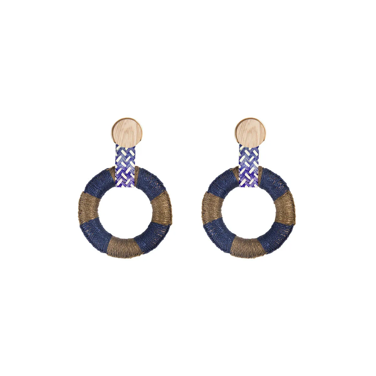 Indigo Maguey Earrings