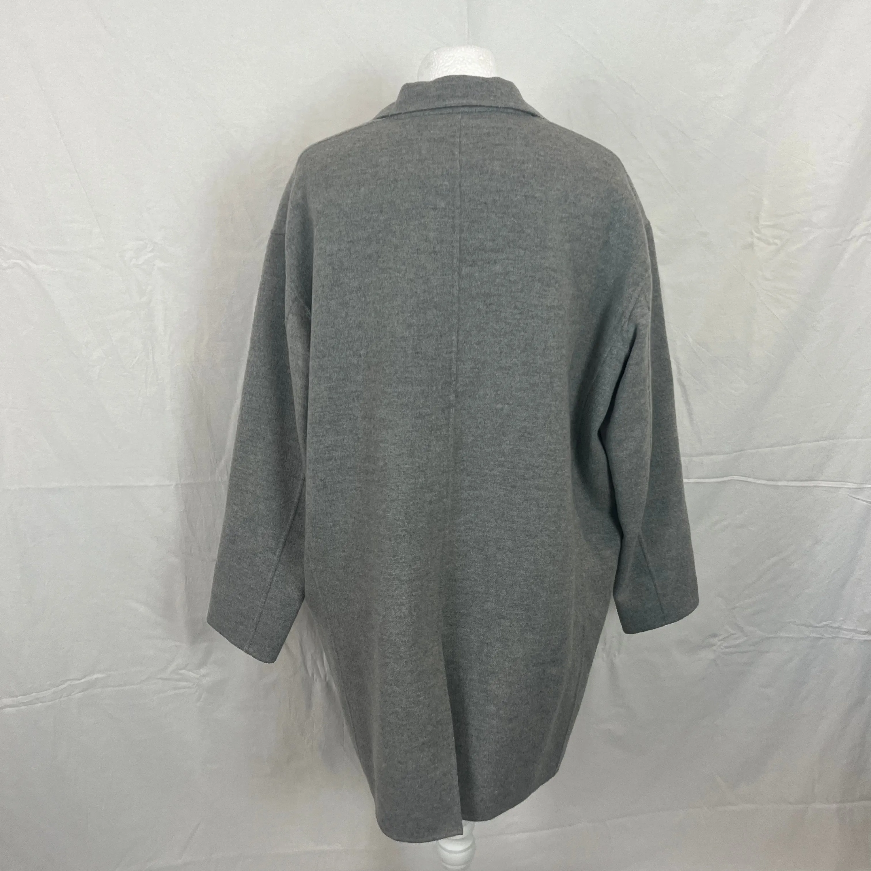 Joseph Pearl Grey Double Faced Cashmere Sido Coat XS/S/M