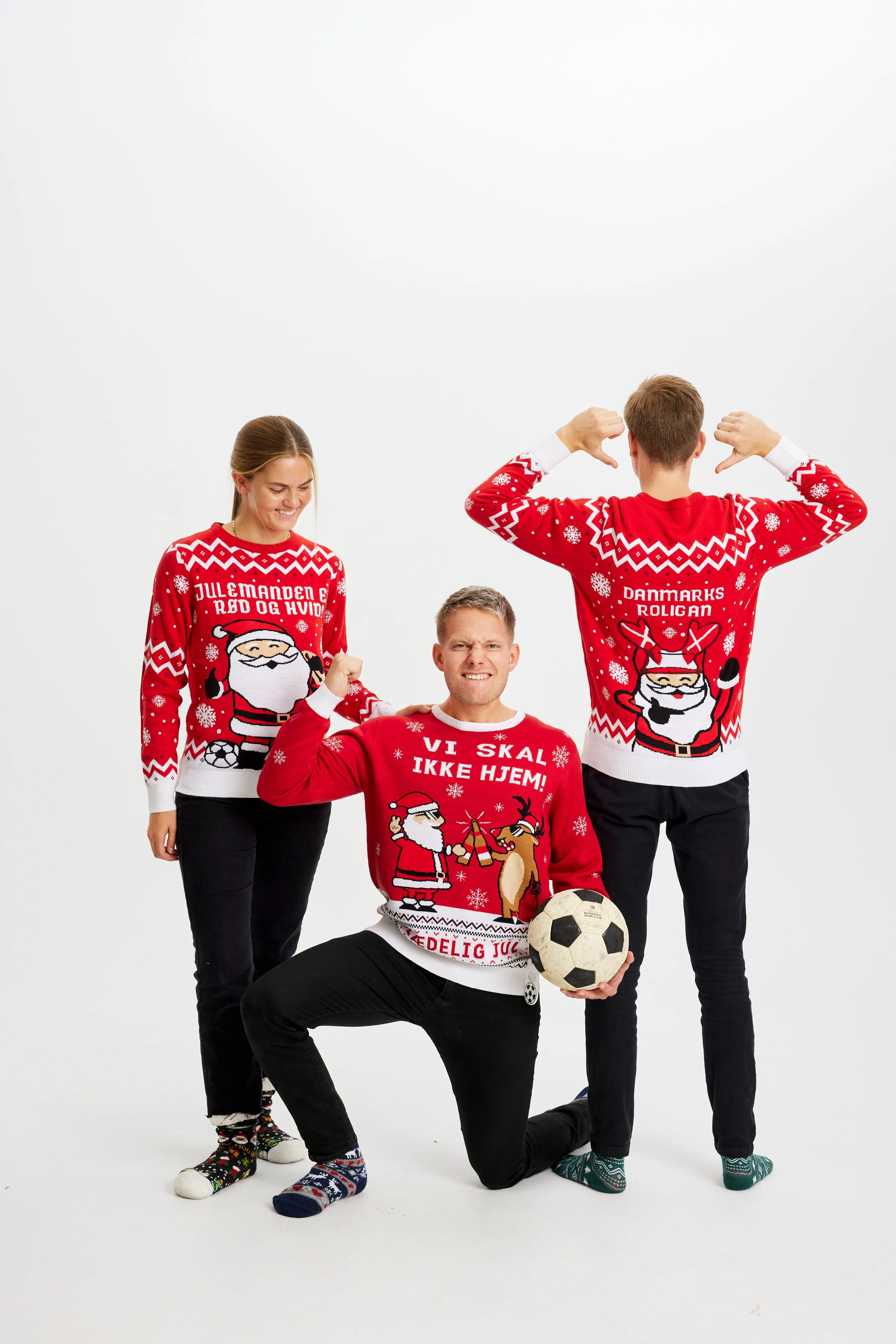 Julemandens VM Fodboldsweater - Voksen