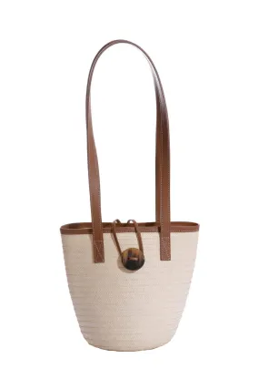 Marcial Mini Tote in Natural Caa Flecha