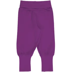 Maxomorra Violet Cotton Rib Pants